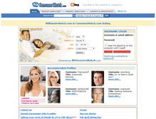 Tablet Screenshot of consumermatch.cb.millionairematch.com