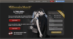 Desktop Screenshot of millionairematch.com